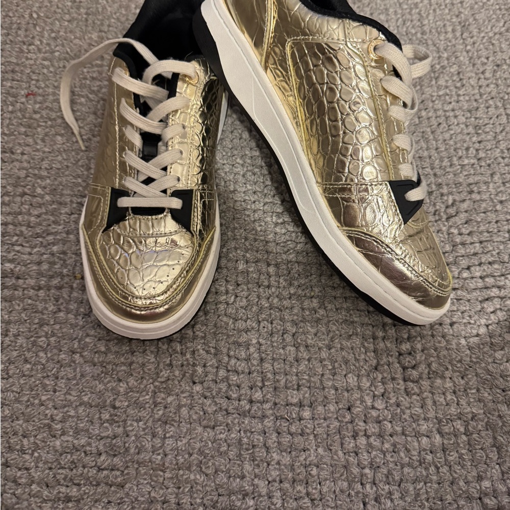 Michael Kors Gold Sneakers